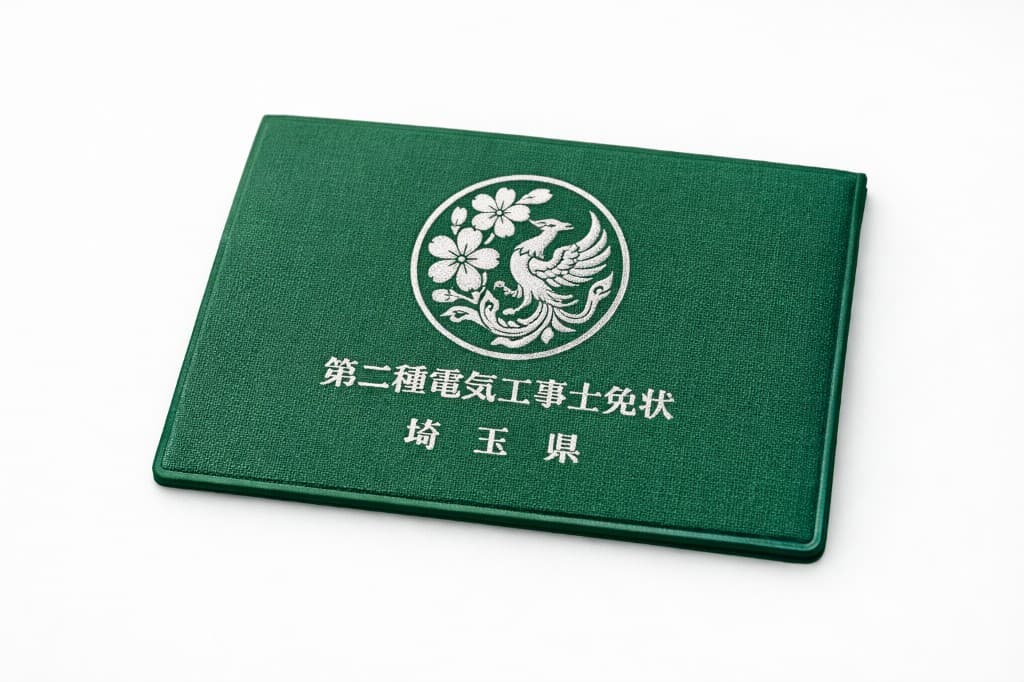 第二種電気工事士資格証