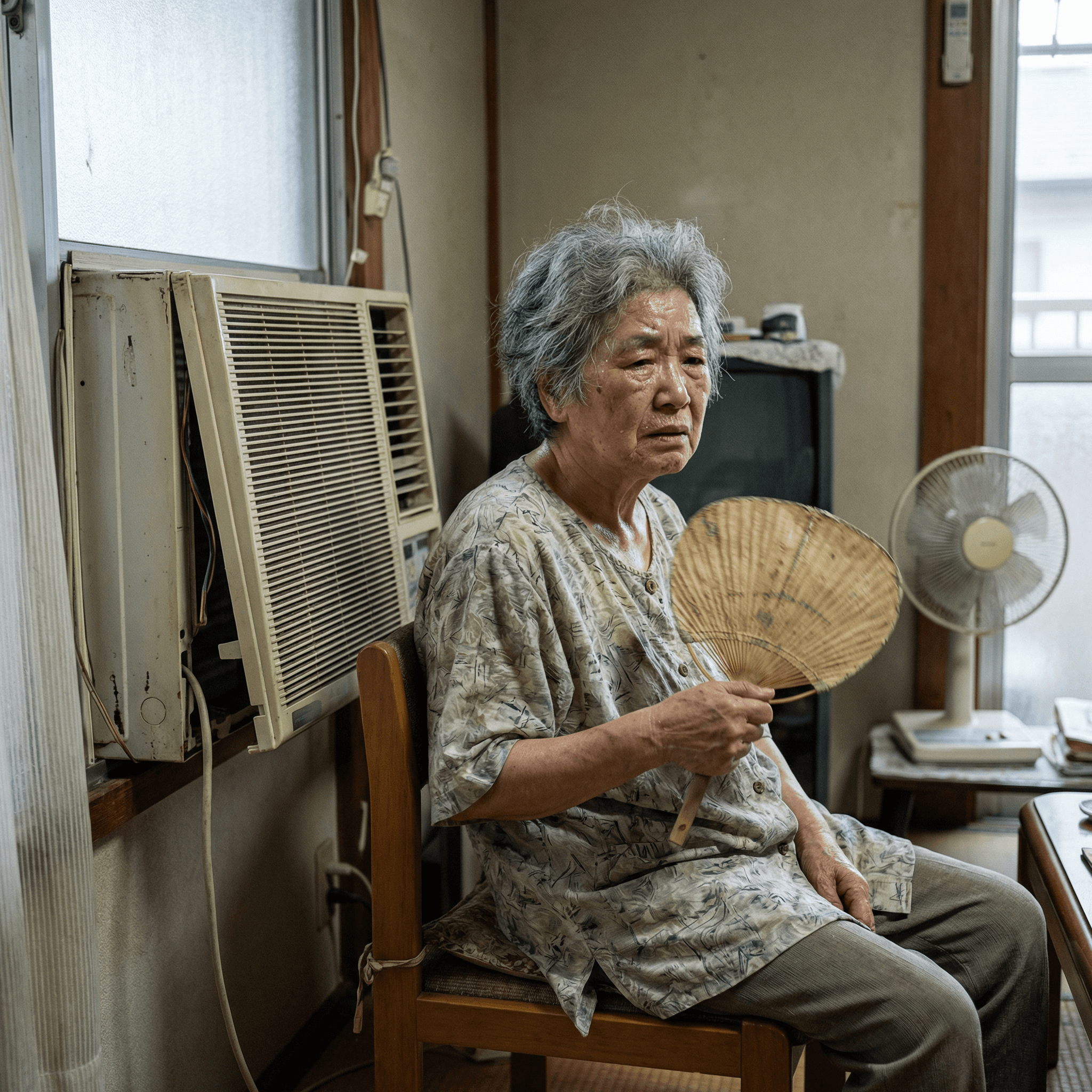 エアコン故障：暑さ・寒さで困る高齢者