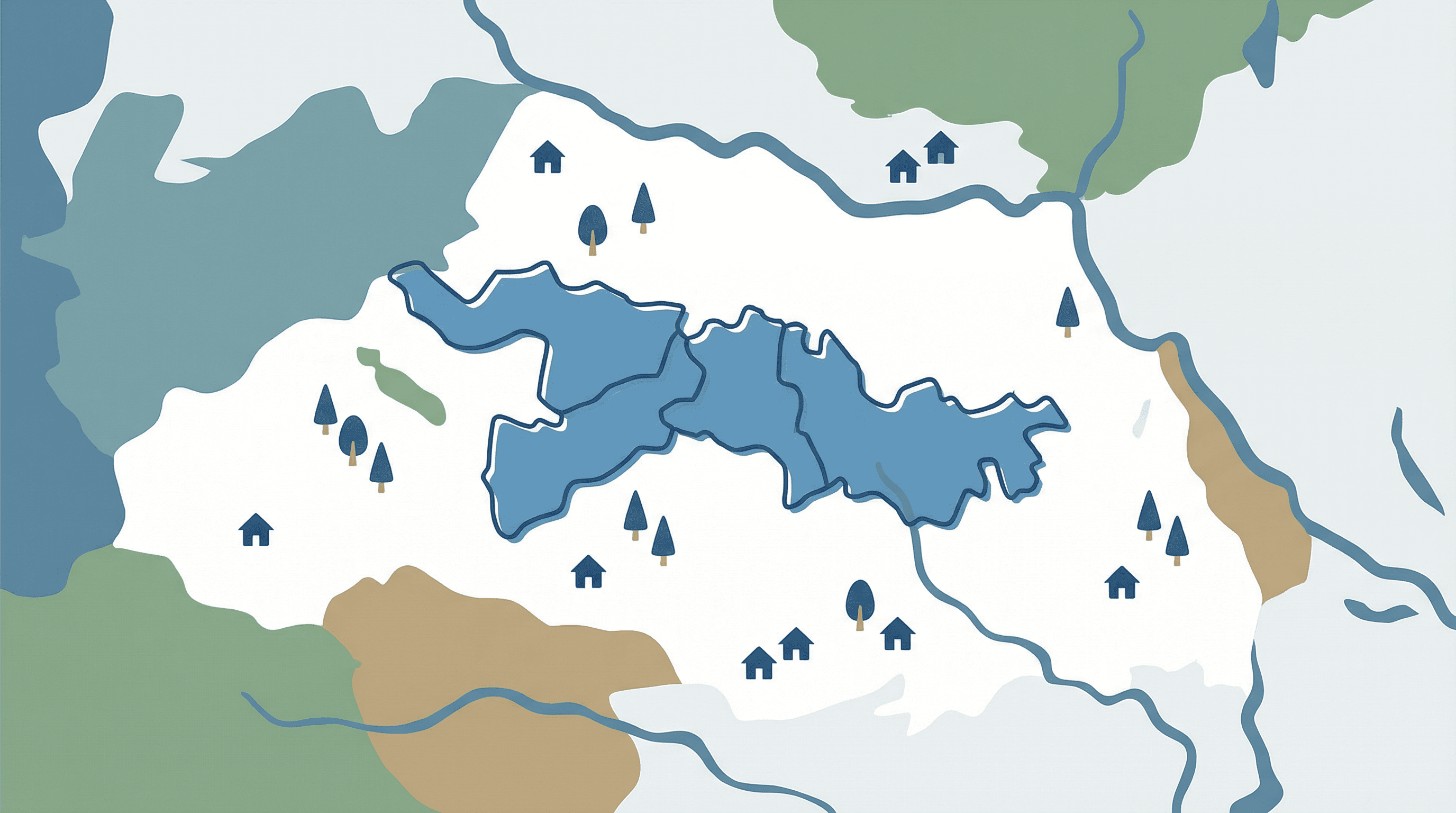 埼玉西北エリアの対応エリア地図
